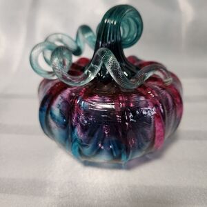 Luke Adams Glass Pumpkin